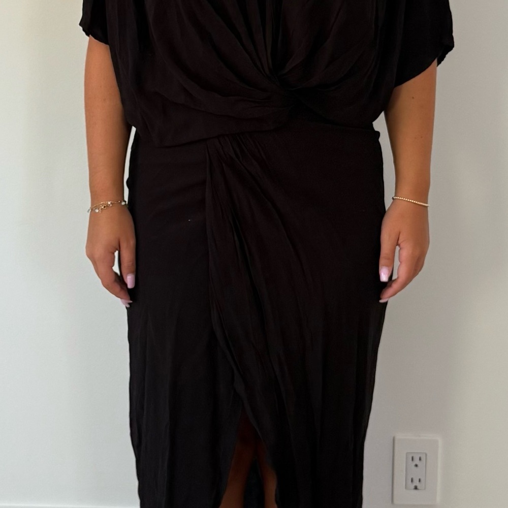 Young Fabulous & Broke Black Midi Dress